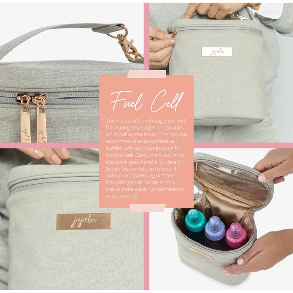 Jujube Fuel Cell Bottle Bag, Stylish Cooler - Pebble Chromatics Color - LIKE NEW - Picture 8 of 9